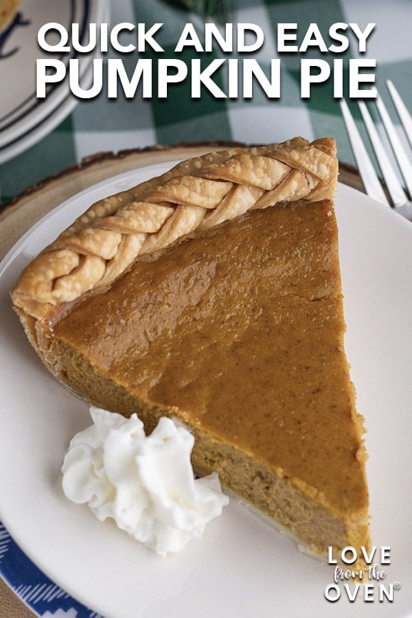 Easy Pumpkin Pie Recipe