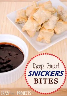 Deep Fried Snickers Bites