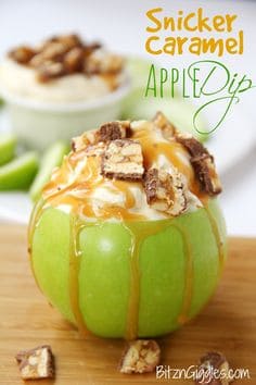 Snickers Caramel Apple Dip