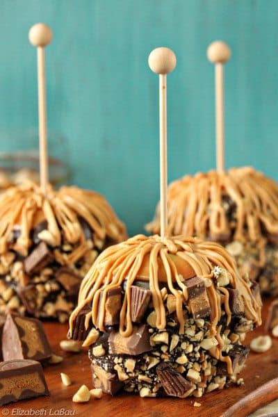 Peanut Butter Cup Caramel Apples