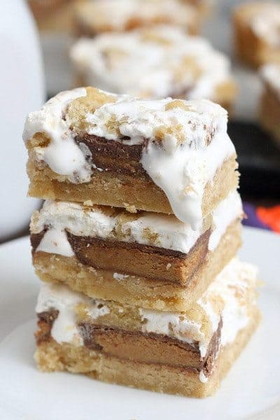 Peanut Butter Cup Smores Bars
