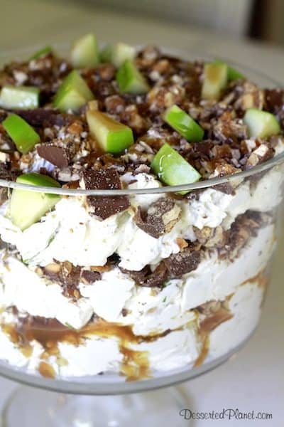 Apple Snickers Trifle