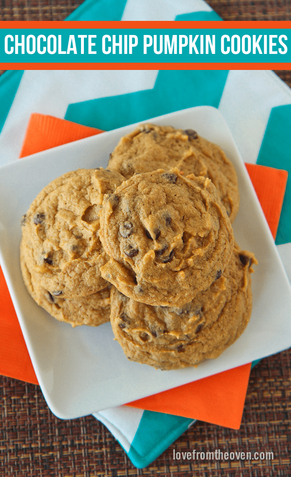 Chocolate Chip Pumpkin Cookies