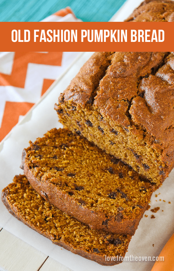 Good Old Fashioned Pumpkin Bread Recipe