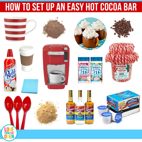 How To Set Up A Hot Cocoa Or Hot Chocolate Bar