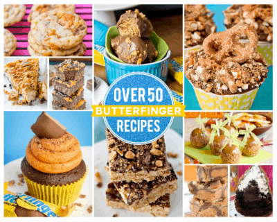 Over 50 Recipes Using Butterfingers