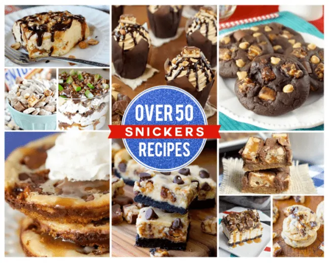 Over 50 Recipes Using Snickers