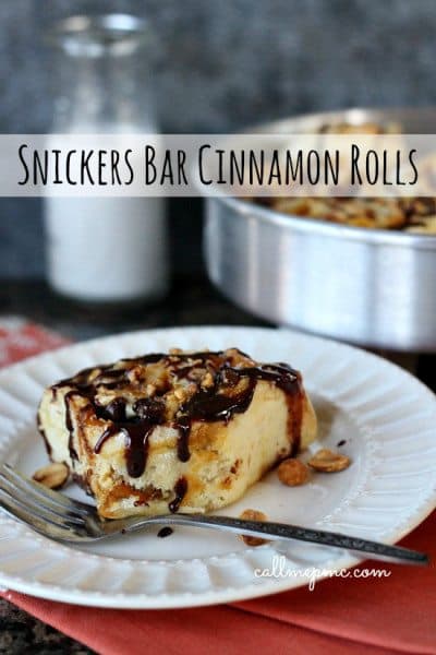Snickers Cinnamon Rolls