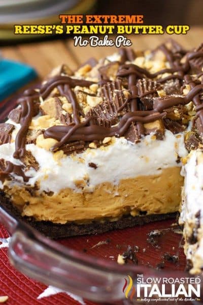 Extreme Peanut Butter Cup Pie