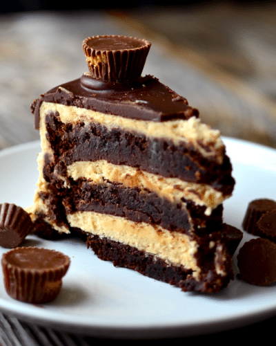 Flourless Peanut Butter Cup Cake