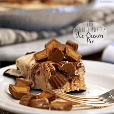 Peanut Butter Cup Ice Cream Pie