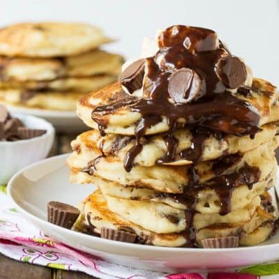 Peanut Butter Cup Pancakes