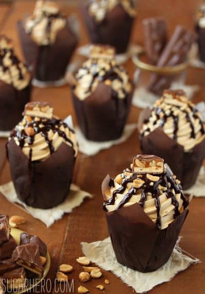 Snickers Cupcakes