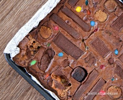 Candy Bar Brownies