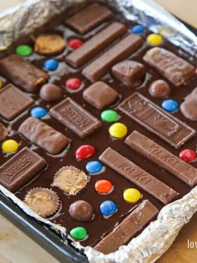 Candy Bar Brownies