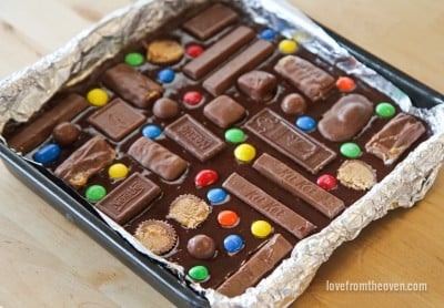 Candy Bar Brownies