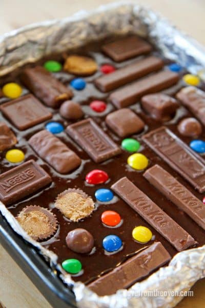 Candy Bar Brownies