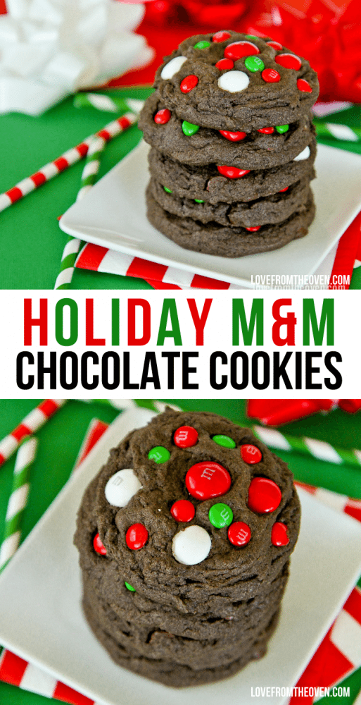 Chocolate M&M Cookies