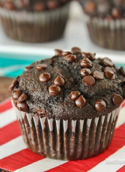 Chocolate Banana Muffins