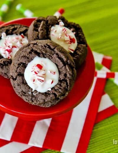 Chocolate Thumbprint Cookies