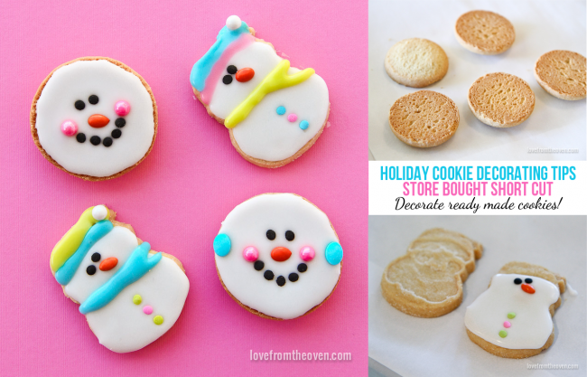 Holiday Cookie Decorating Tips - A Store Bought Short Cut