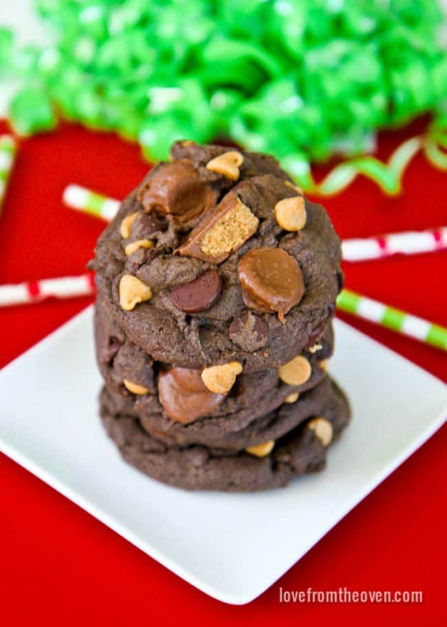 Chocolate Peanut Butter Cup Cookies