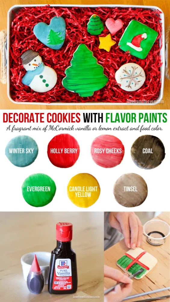 Decorate Cookies With Flavor Paints