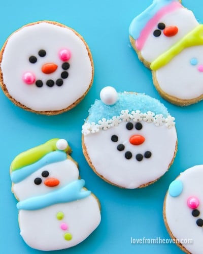Easy Decorated Christmas Cookies Aka A Snowy Night In The Mountains Cookies The Cafe Sucre Farine