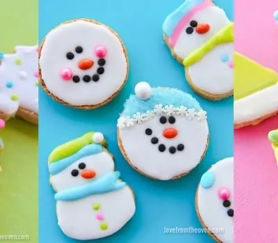 Easy ideas for decorating Christmas Cookies.
