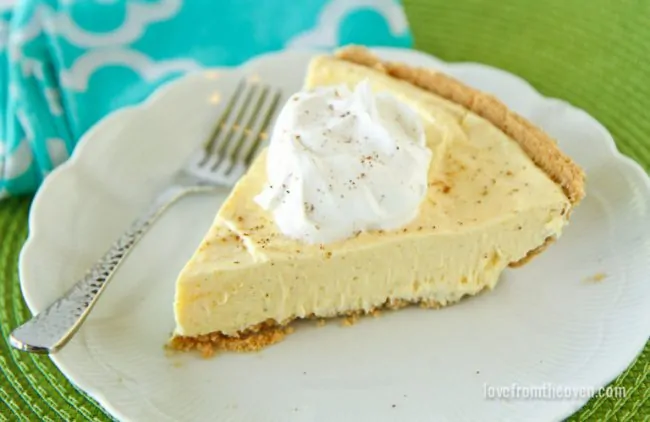 Eggnog Pie Recipe