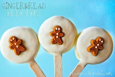 Gingerbread Oreo Pops