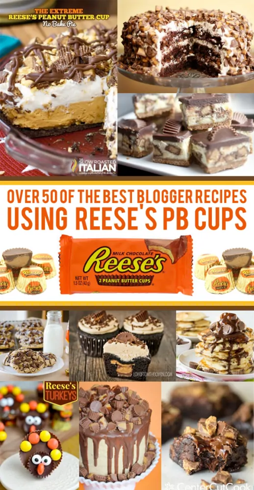 Chocolate And Peanut Butter Recipes Using Reese's Peanut Butter Cups