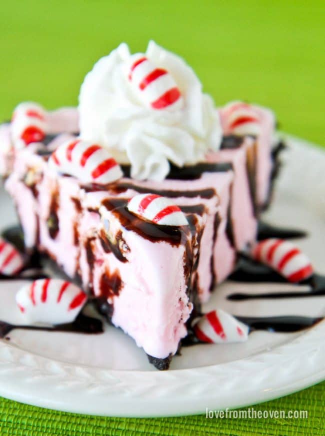 Peppermint Ice Cream Pie