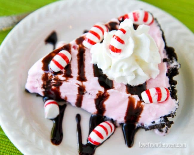 Candy Cane Pie