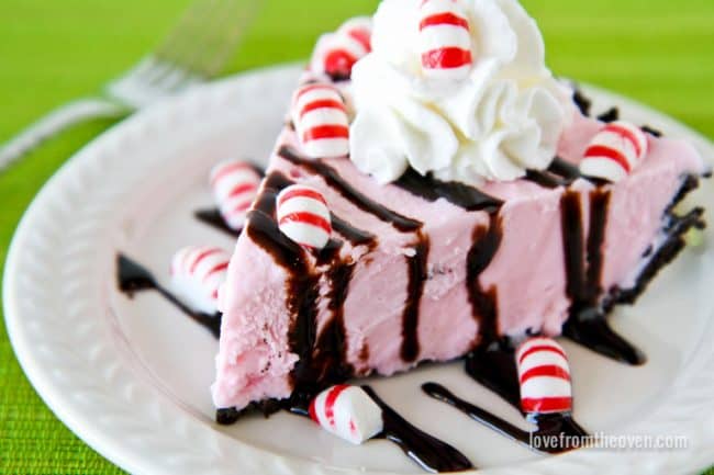 Peppermint Crunch Ice Cream Pie | Best Pie Recipes Ever: Perfect For Christmas And Special Holidays