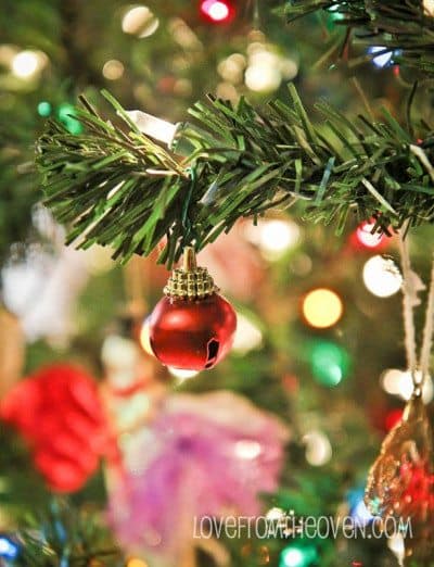 Toddler proofing a Christmas Tree