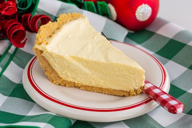 Egg Nog Pie Recipe