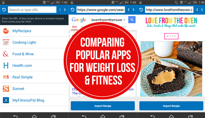 My Favorite Weight Loss Apps - Love From The Oven