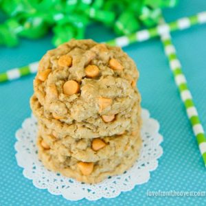 A stack of oatmeal scotchies