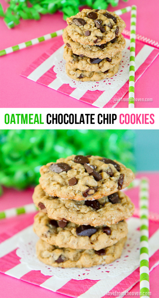 Oatmeal Chocolate Chip Cookie Recipe