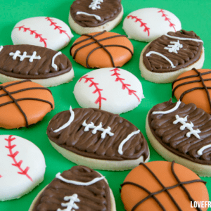 Football Cookies by Love From The Oven from the cookbook Smart Cookie