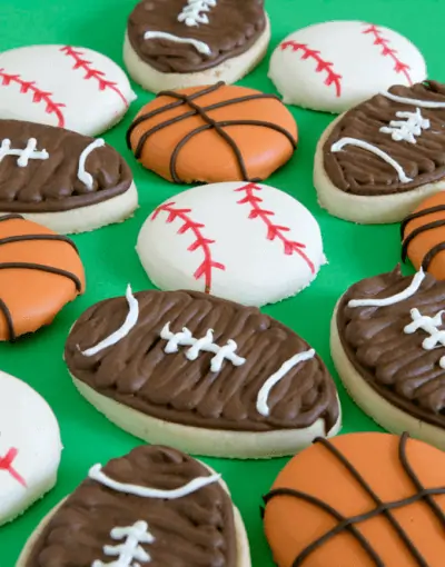 Football Cookies by Love From The Oven from the cookbook Smart Cookie