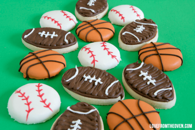 Football Cookies by Love From The Oven from the cookbook Smart Cookie