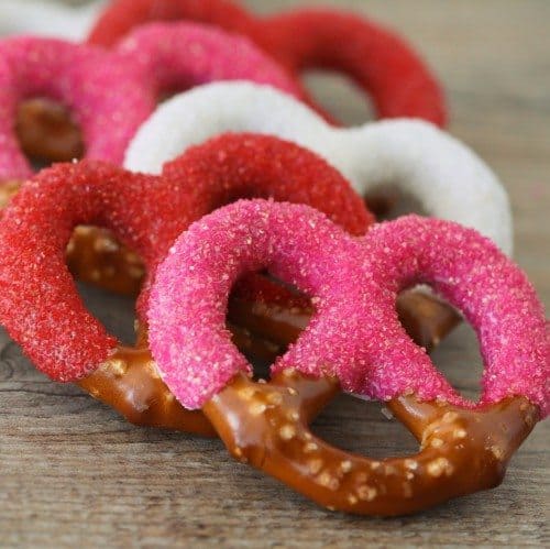 Chocolate Valentine Pretzels