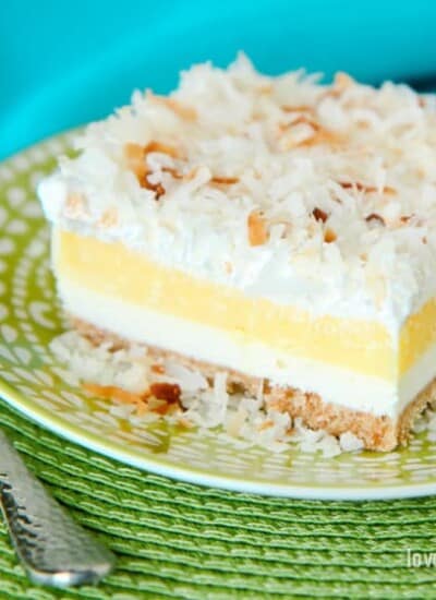 Coconut Cream Layered Dessert