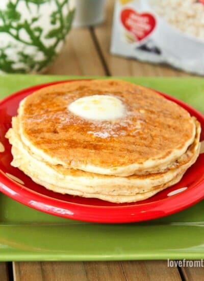 Oatmeal Packet Pancakes