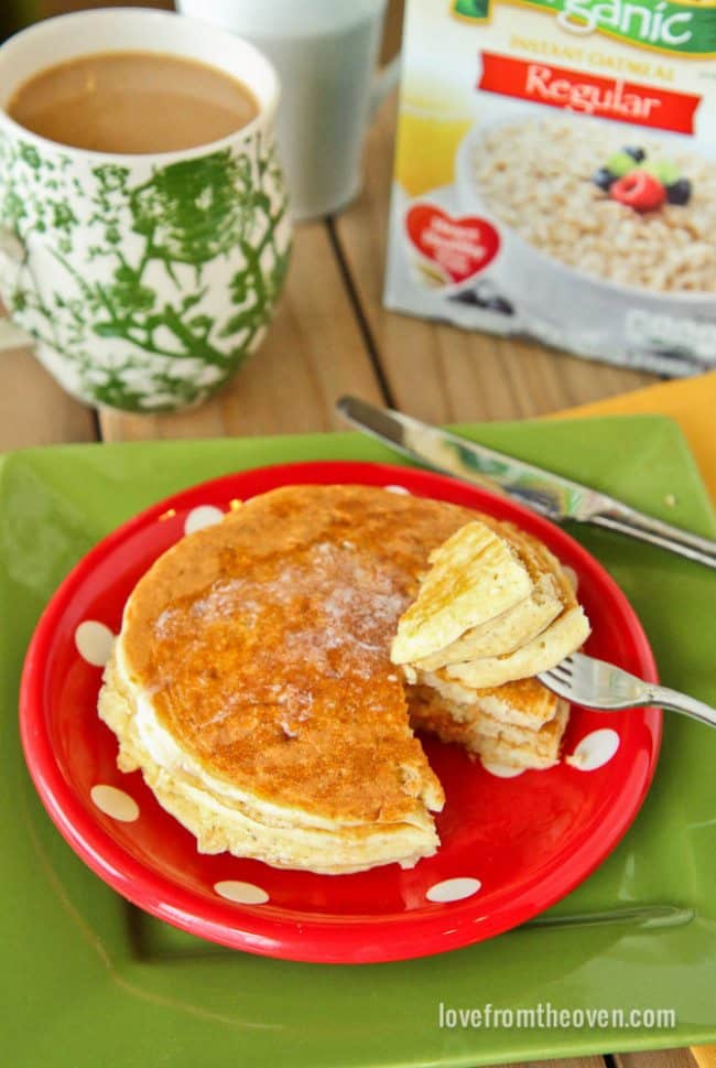 Pancakes Made From Oatmeal Packets