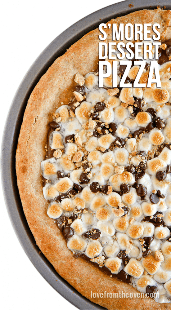 Easy S'mores Dessert Pizza