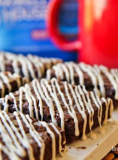 Easy Iced Mocha Brownies