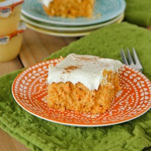 Lightened Up Carrot Cake